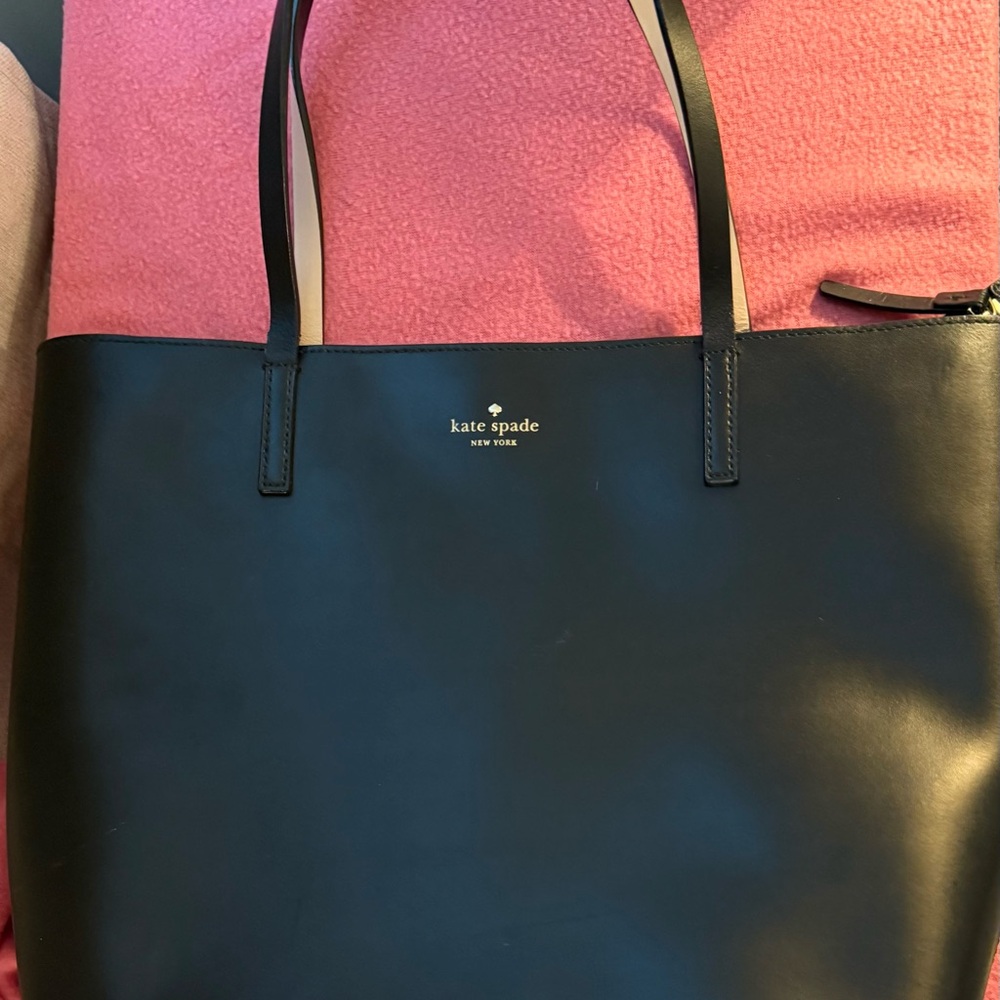 Kate Spade Black Leather Tote